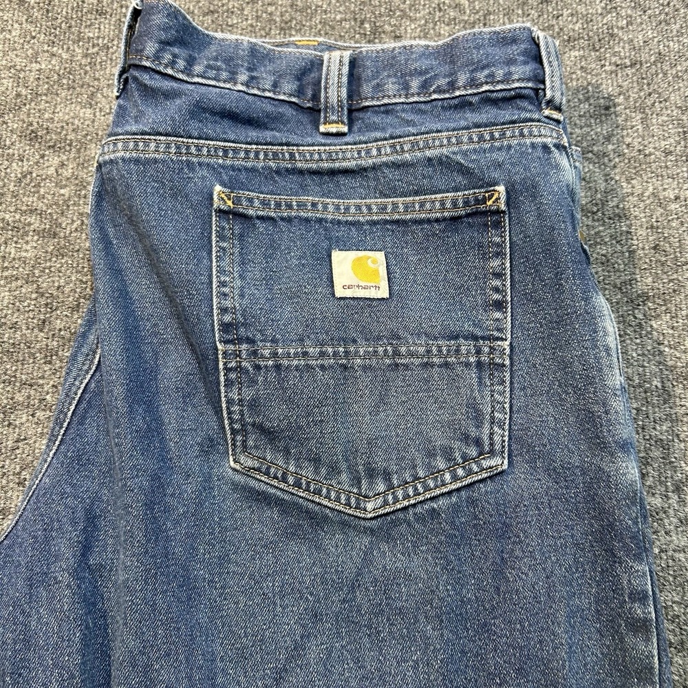 Carhartt Original Relaxed Fit Jeans 40x30 Blue Denim Carpenter Pants